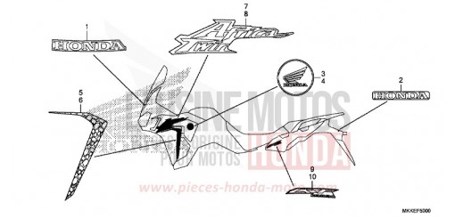 MARK/STRIPE (1) CRF1000DK de 2019